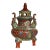 Ceramic Early 20th Century Vintage Chinese Famille-Rose Porcelain Incense Burner For Sale - Image 7 of 13