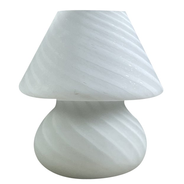 Murano Glass Mushroom Lamp, 1970s For Sale