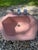 A rare and highly distinctive Kohler K-2930 Hexsign / Hexagon lavatory sink in the iconic Wild Rose pink finish,...