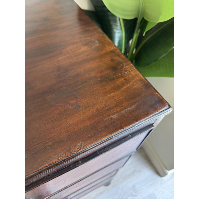 Large Antique Chest of Drawers in Mahogany, 1890s For Sale - Image 10 of 14
