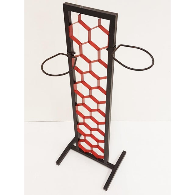 Good condition. Usual signs of wear. Height 111 cm. Length 56 cm. Width 33 cm. Inner diameter 15 x 16.7 cm.