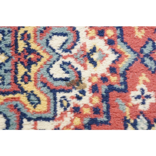 Vintage Kismet 100% Wool Geometric Rug Runner Carpet Mat 26" X 104" For Sale - Image 11 of 13