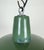 Mid-Century Modern Small Industrial Green Enamel Pendant Lamp, 1960s For Sale - Image 3 of 16