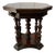 Antique Victorian Venetian Renaissance Style Burled Wood Octagonal Parlor Table Center Table For Sale