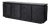 Sideboard in Charcoal Grey Oak Veneer For Sale