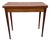 Antique Federal Style Petite Sized Inlaid Flip Top Game Console Table For Sale