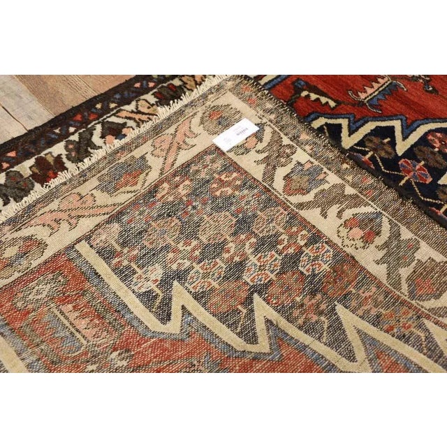 Early 20th Century Antique Persian Mazlaghan Hamadan Rug, 03'01 X 05'01 For Sale - Image 5 of 9