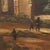 Unknown, Architecture and Characters, Oil on Canvas For Sale - Image 6 of 14