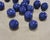 Set of Blue Glazed Ceramic Garden Egg Sculptures After Jun Kaneko For Sale - Image 4 of 18