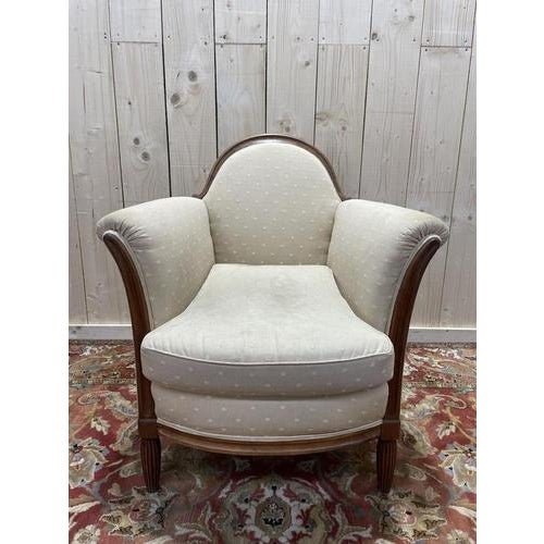 Art Deco Mahogany Shepherdess For Sale - Image 6 of 6