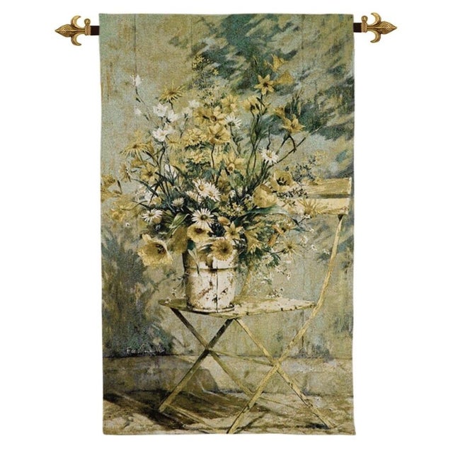 This beautiful tapestry is woven on a jacquard loom by skilled weavers, keeping alive the centuries old tradition of...