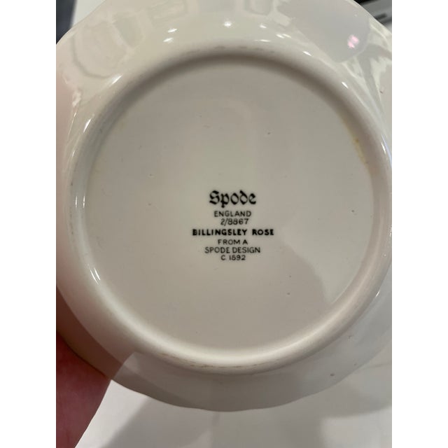 Spode Tea Set & Dessert Service for 8 - 1920s-1940s - 42 Pieces - Billingsley Rose English Porcelain For Sale - Image 11 of 11