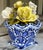 Chinoiserie Blue & White Chinoiserie Scalloped Edge Cache Pot For Sale - Image 3 of 16