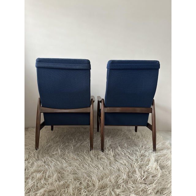 GFM 64 Lounge Chairs by Edmund Homa, 1960s, Set of 2 For Sale - Image 6 of 11