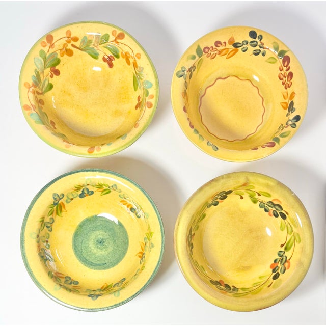 2000 - 2009 Terre E Provence Ceramic Rim Soup, Cereal or All Purpose Bowls - Set of 8 For Sale - Image 5 of 9