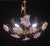 Italian Murano Chandelier Pink Flowers, 1970 For Sale - Image 3 of 11