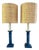 Blue Sky Ceramic Lamps, 1970, Set of 2 For Sale