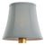 Visual Comfort Signature 6" Blue Linen Soft Empire Shade For Sale
