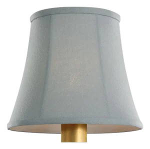 Visual Comfort Signature 6" Blue Linen Soft Empire Shade