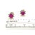 Natural Ruby Diamond Earrings 14k Gold 1.25 TCW Certified For Sale - Image 9 of 14