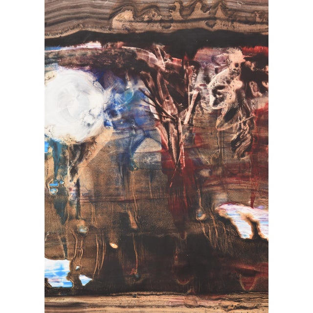 1960s Heinrich Frieling, Abstraction, 1967, Mixed Media For Sale - Image 5 of 12