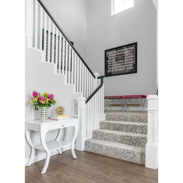 Our elegant and shapely Sonya side table takes a style cue from the page of a songbook with gracefully bowed legs...