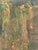 Vintage Abstract Expressionist Oil Painting on Canvas, Signed "Gierda," Textured Figurative Composition. For Sale - Image 10 of 10
