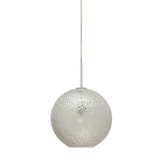 Mid-Century Modern Space Age German Glass Ball Pendant Lamp from Doria, 1960s For Sale