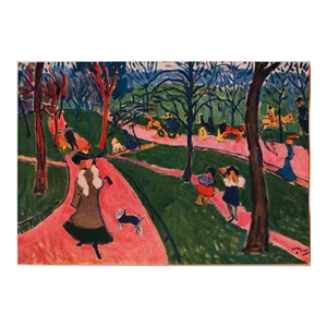 1948 After André Derain, "Hyde Park" Second Edition Parisian Offset Lithograph