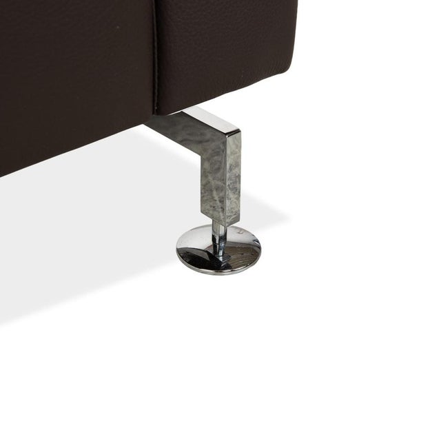 Serge Armchair in Brown Leather from Brühl For Sale - Image 6 of 13