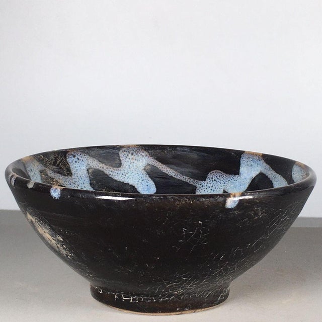 Chinese Jizhou Ware Style Tortoiseshell Glaze Porcelain Bowl For Sale In Los Angeles - Image 6 of 8