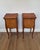 Vintage French Louis XV Style Fruitwood Bombe Nightstands End Tables - A Pair For Sale - Image 16 of 18