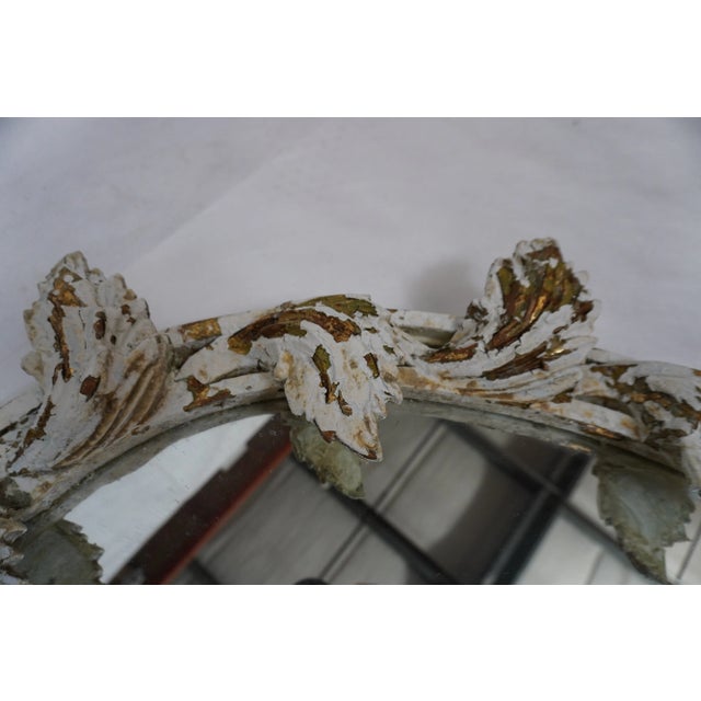 1930s Italian Painted Mirror With Leaves From Mla For Sale In Los Angeles - Image 6 of 9