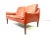 1950s Danish Modern Hans Leather Settee by Hans Olsen For Sale - Image 11 of 11