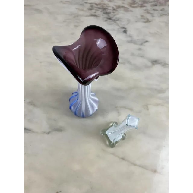 Small Italian Vases in Murano, 1970, Set of 2 For Sale - Image 10 of 12