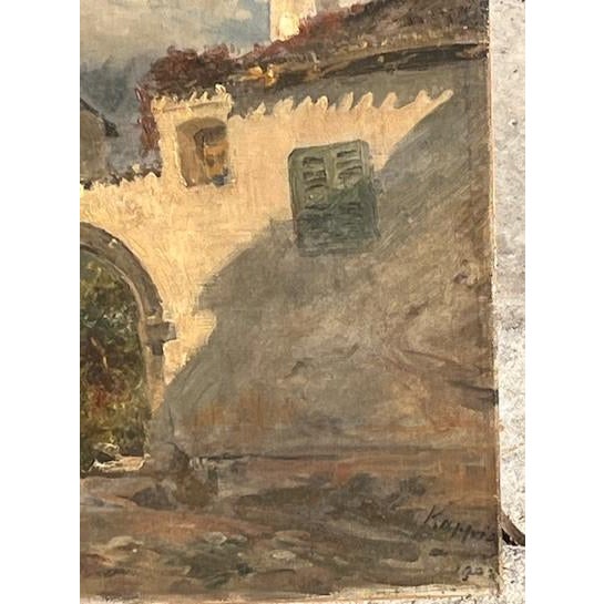 Late 19th Century Albert Kappis B. 1836 Oil Painting Listed German Artist For Sale - Image 4 of 5