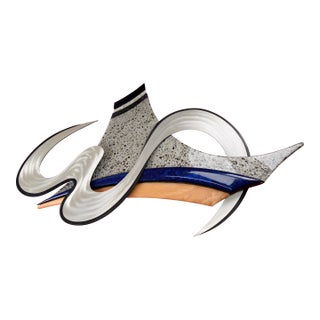 1990s Granite Sail - Abstract Wall Sculpture by Craig French For Sale