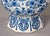 19th Century Dutch Delft Blue and White Garlic Neck Vase For Sale - Image 10 of 11