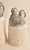 Farmhouse Pair of Arthur Court White Ceramic Canisters With Rooster Lids, 12” & 10.5” For Sale - Image 3 of 7