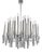 Brutalist 25-Light Chandelier in Chrome by Gaetano Sciolari, Italy, 1960s For Sale
