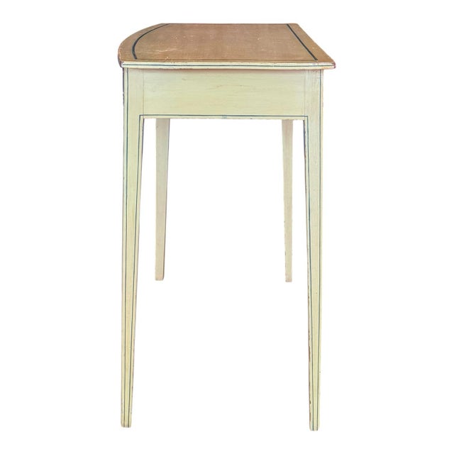 Hepplewhite Late 18th Century American Paint Decorated Hepplewhite Dressing Table For Sale - Image 3 of 9