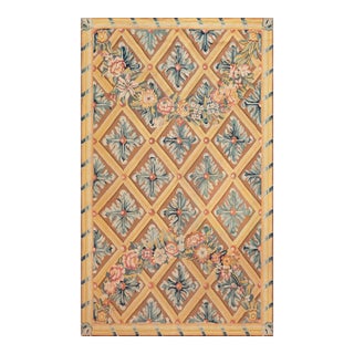 Nazmiyal Collection Antique French Aubusson Rug For Sale