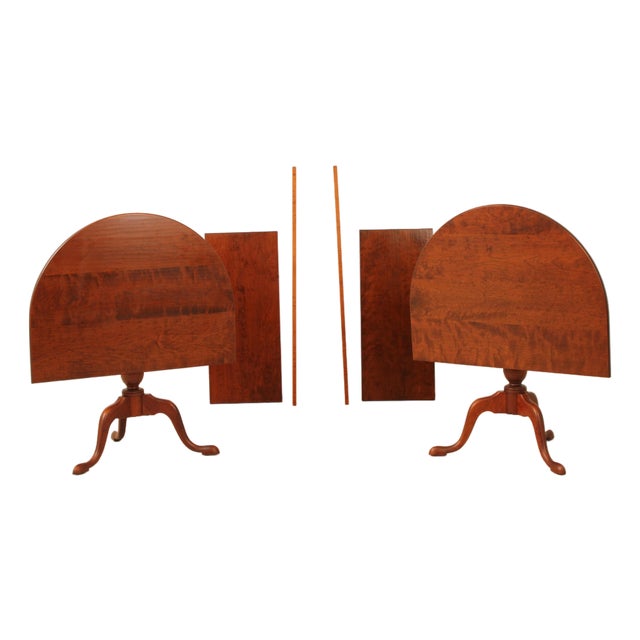 Eldred Wheeler 2 Section Tilt Top Dining Room Table For Sale