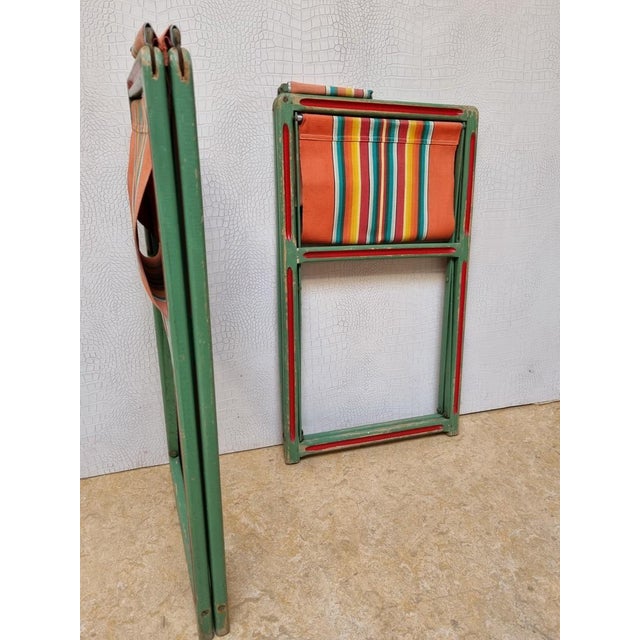 Vintage Folding Chairs by Table Auto B.P. Paris, 1950s, Set of 2 For Sale - Image 15 of 18