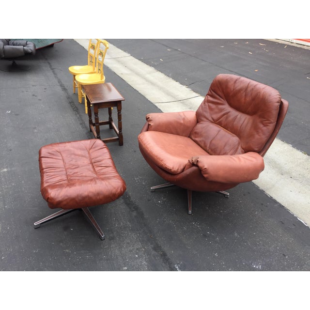 Mid Century Modern Overman Lounge Chair & Ottoman Chairish