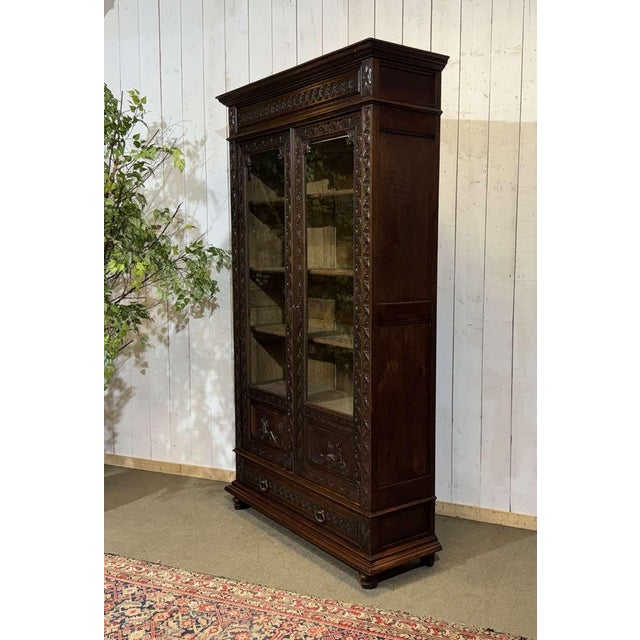 20th Century Breton Chestnut Bookcase For Sale - Image 5 of 18