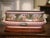 19th Century French Hand-Painted Faience Jardinière With Zinc Liner on Wood Base For Sale In Dallas - Image 6 of 8
