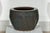 Vintage Chinese Brown and Blue Speckled Planter with Wide Opening For Sale - Image 4 of 18