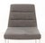 Contemporary Ligne Roset Gray Suede Upholstered Side Chair For Sale - Image 3 of 7