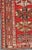 Tribal Antique Kazak Runner With Seven Medallions and Tribal Design in Red Background For Sale - Image 3 of 8